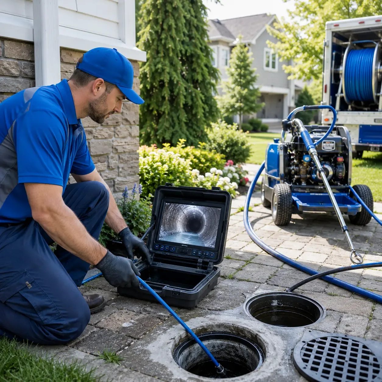 Outdoor drain cleaning professionals serving Salisbury, VT